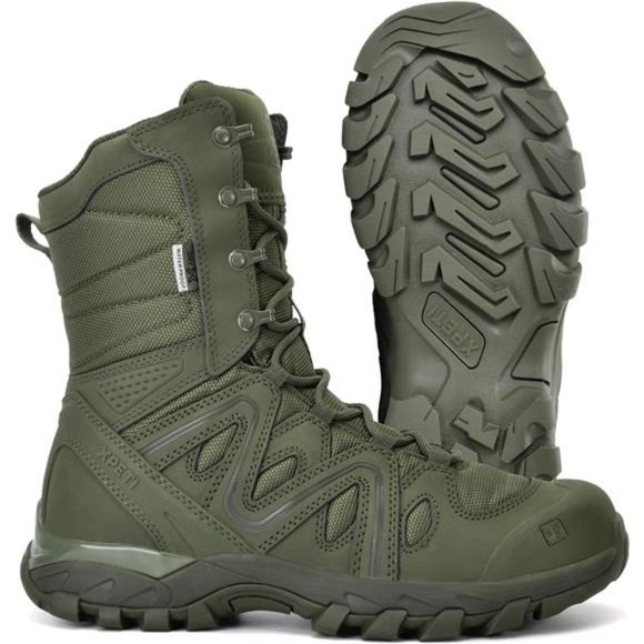 Men\'s Waterproof Tactical Boots, Green